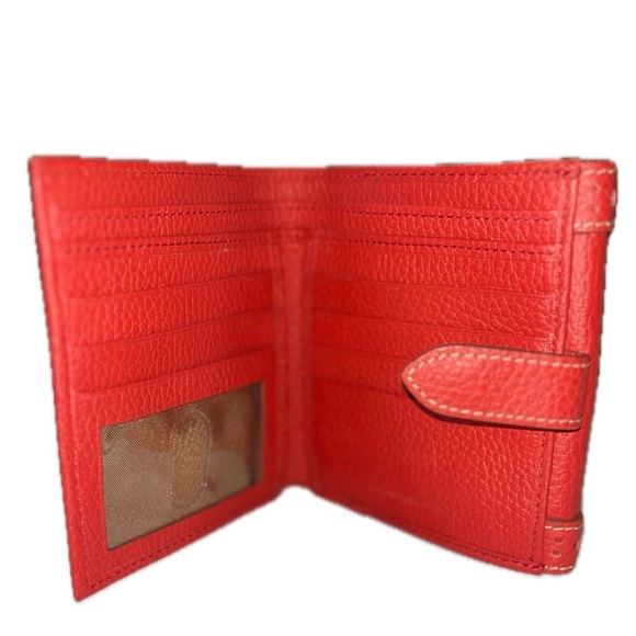 Dooney & Bourke Red Leather Wallet - Picture 7 of 14
